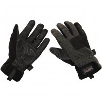 MFHHighDefence Cold Time Gloves Wind Resistant - Grey - M