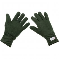 MFH Knitted Gloves 3M Thinsulate - Olive - M