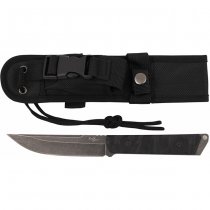 FoxOutdoor FIGHTER Knife G10 Handle - Black