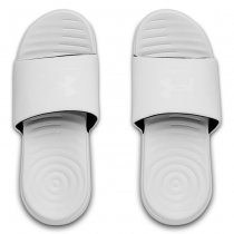 Under Armour Womens UA Ansa Fixed Slides - White - 7