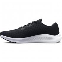 Under Armour Womens UA Charged Pursuit 3 Running Shoes - Black / White - 6