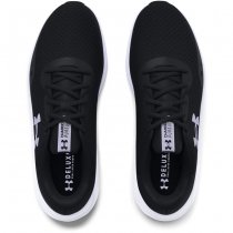 Under Armour Womens UA Charged Pursuit 3 Running Shoes - Black / White - 6.5