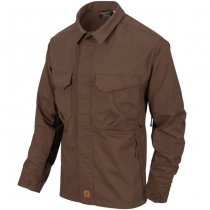 Helikon Woodsman Shirt - Earth Brown / Black A - XS