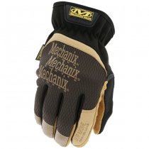 Mechanix FastFit Leather Gloves - Brown - L