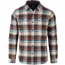 Helikon Greyman Shirt Nylon Sorona Blend - Coral Crimson Checkered - M