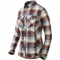 Helikon Marigold Woman's Shirt - Foggy Meadow Plaid - XS