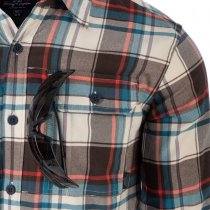 Helikon Greyman Shirt Nylon Sorona Blend - Moss Green Checkered - S