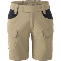 Helikon Women's OTS Outdoor Tactical Shorts 8.5 - Taiga Green / Black - 3XL