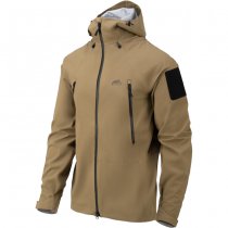 Helikon Squall Hardshell Jacket - TorrentStretch - Coyote - XL