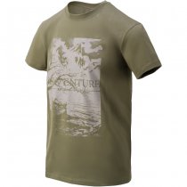 Helikon T-Shirt Adventure Is Out There - Olive Green