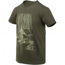 Helikon T-Shirt Home Sweet Home - Taiga Green - S