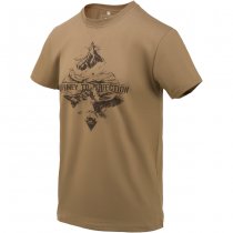 Helikon T-Shirt Mountain Stream - U.S. Brown - 2XL