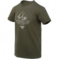 Helikon T-Shirt Outback Life - Taiga Green - M