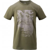 Helikon T-Shirt Adventure Is Out There - Dark Azure - L