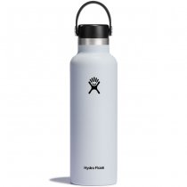 Hydro Flask Standard Mouth Insulated Water Bottle & Flex Cap 21oz - White